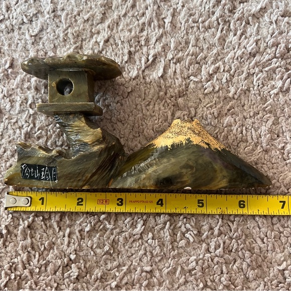 Vintage Japanese Natural Stone Shikoku Spirit Lantern Signed RARE! - Picture 3 of 8